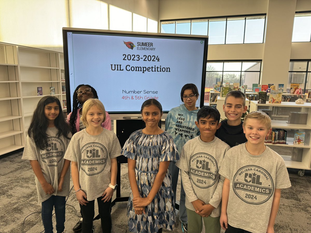 jeneckert11's tweet photo. More UIL competitions today #SumeerSoars https://t.co/UbhzwvXYDM