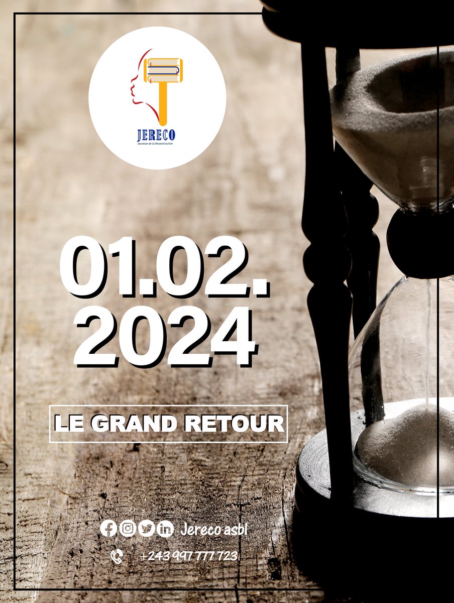 "Il est temps de reprendre le contrôle. Le grand retour, c'est demain ! "