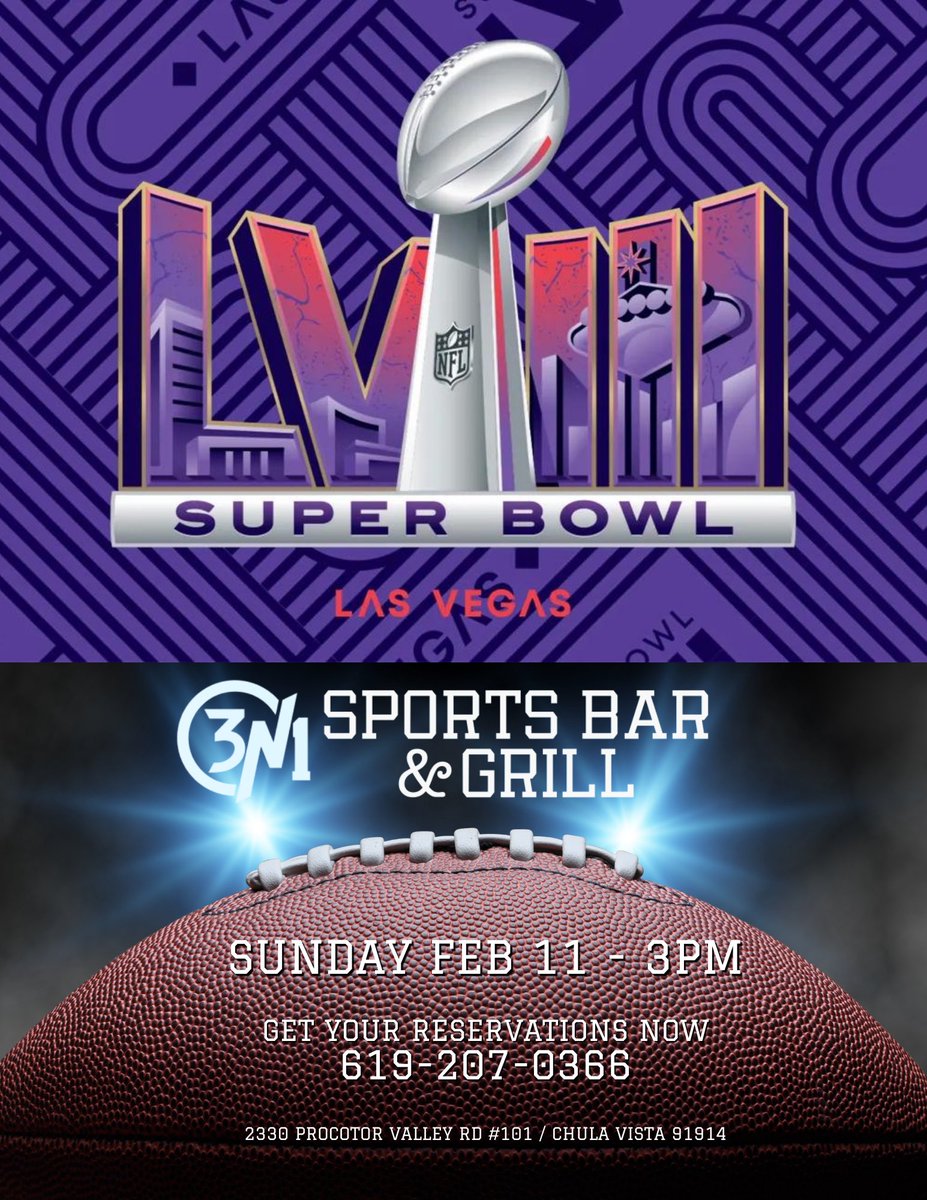 Get your reservations now. Just ask those who have been to our Super Bowl Bash in the past…💯 Chef Louie best of BBQ platter will be available.  Give Aways - - - 4ft Snoop Dog Bobble head, yeti coolers, beach cruiser, and lots more. 3N1 annual Super Bowl T-shirt  #superbowl