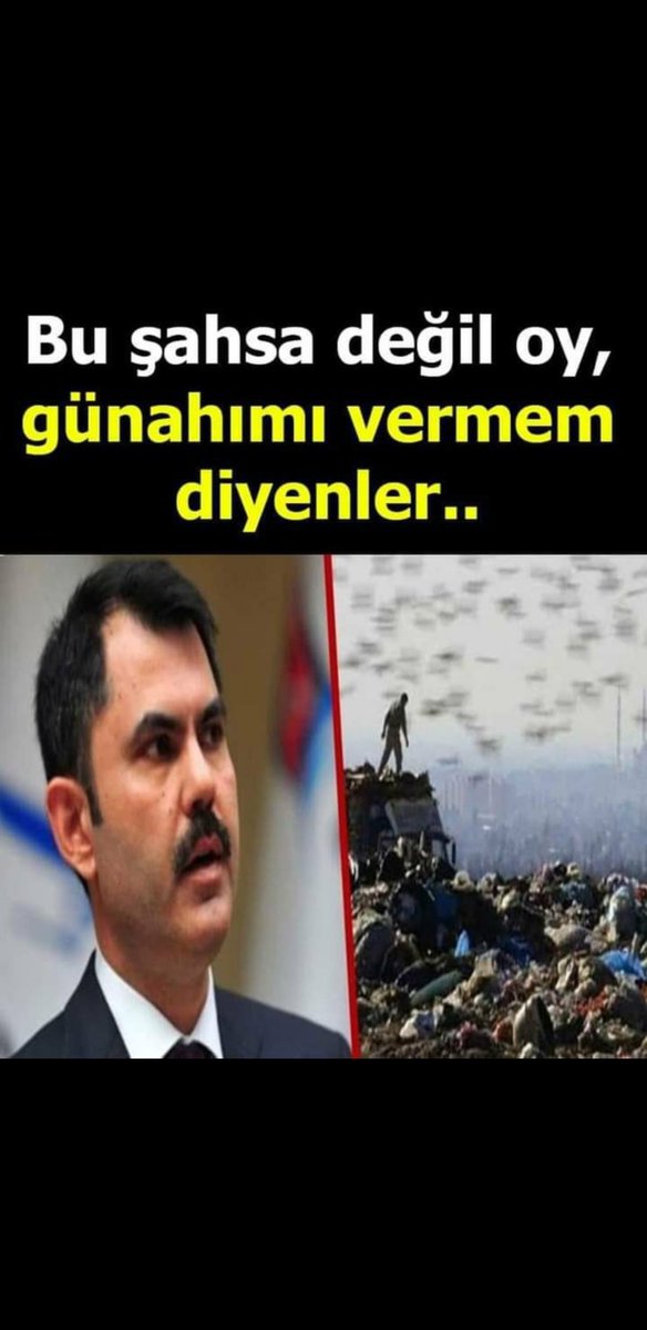 Yerel seçimde Murat Kurum'a oy verme, verdirtme. Bu adamın söylediği herşey yalan 😏😏