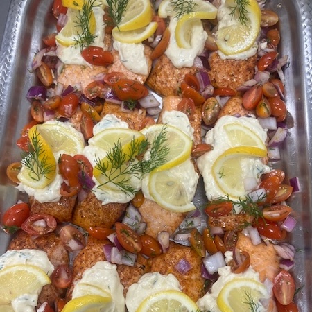 One_HHS's tweet photo. Introducing Hook &amp; Harbour, our new sustainable seafood program! Our aim is to provide delicious, nourishing meals while doing our part to safeguard ocean resources.

Feast your eyes on some of our chefs’ creations for the program!
#hookandharbour #onehhs #sustainability https://t.co/eHVMeCSG6z
