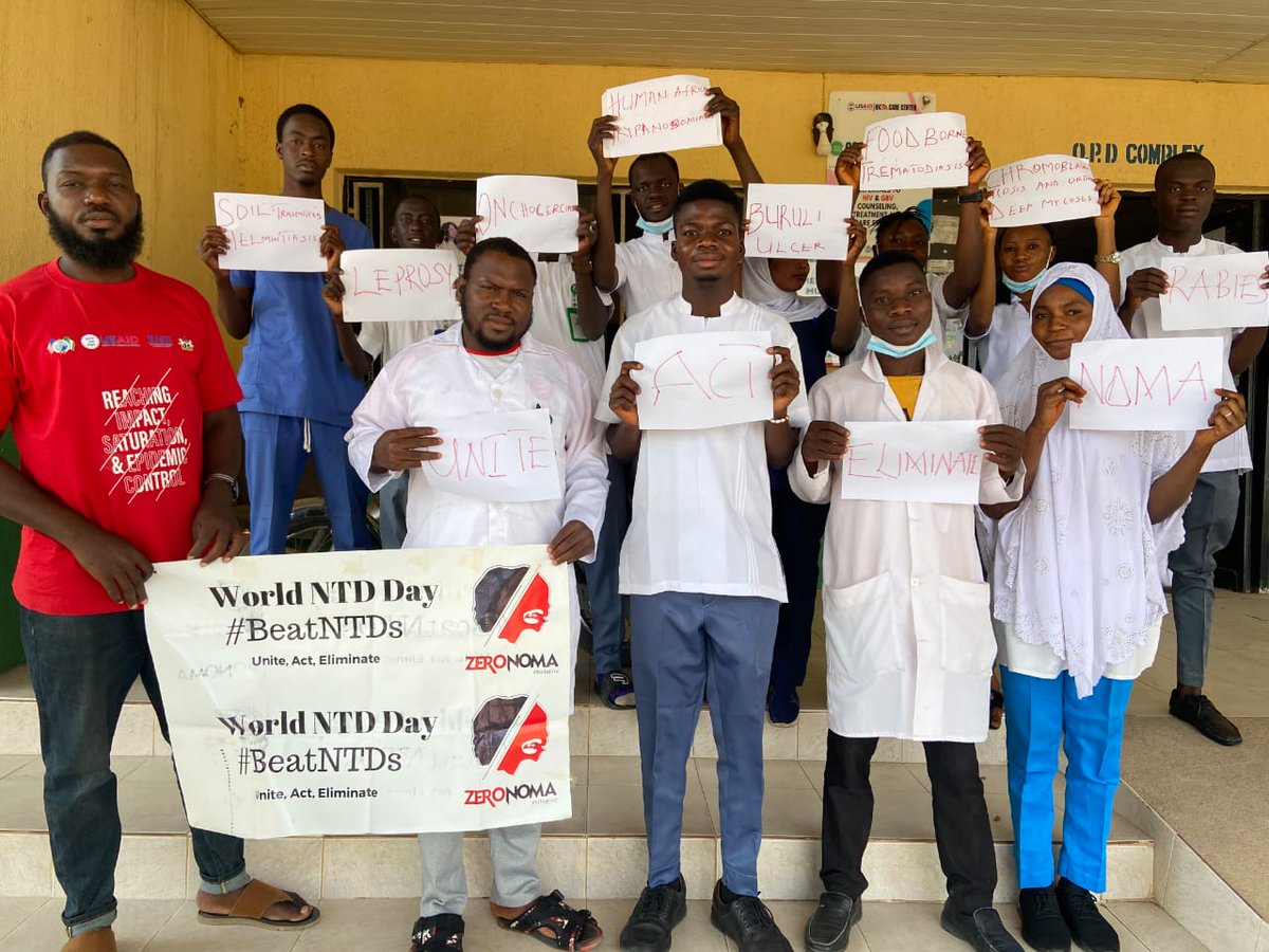ZeronomaAfrica's tweet photo. It was the first time celebrating #WorldNTDDay after #noma was officially added to the #NTD list. 

Some shots from the #Awareness done to mark the day in different parts of Nigeria. Thanks to our partners and volunteers 

Of course we had two cases

#NomaAlert 
#EliminateNTDs https://t.co/d8VV4NgzyT