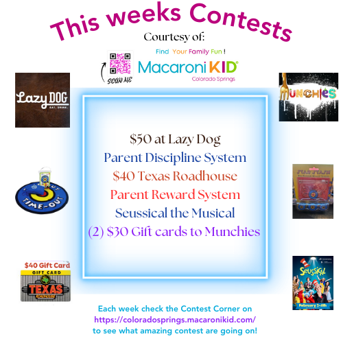 MacKidCoSprings's tweet photo. Check them out!! Enter one or all of them! Totally up to you, but you can't win if you don't enter! 

https://t.co/b393Hlytpo

@csgazette @VisitCOS @PeakRadar @CityofCOS https://t.co/KO8Frdkl6q