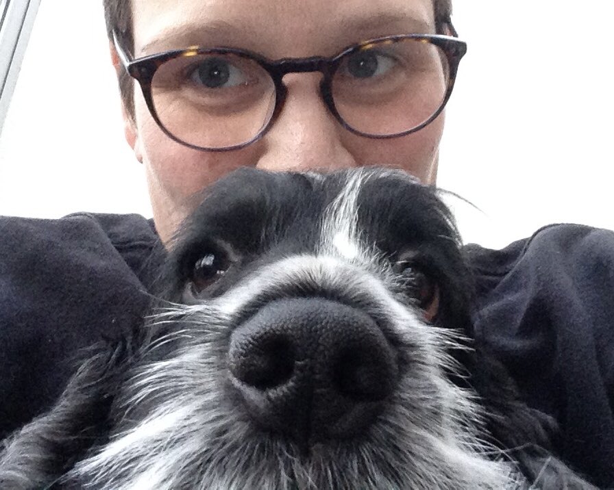 Quote with half your face.