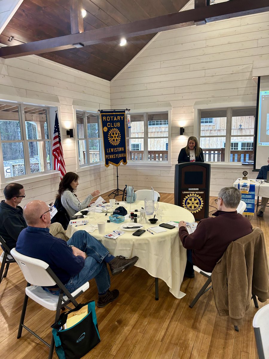 Thanks so much to the Rotary Club of Lewistown for having our Executive Director, Cassandra Coleman (@CassandraIngrid), to speak on all things America250PA at your meeting yesterday! #PAProud #MifflinCounty