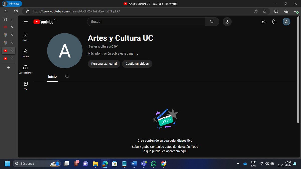 Artes y Cultura UC tweet media
