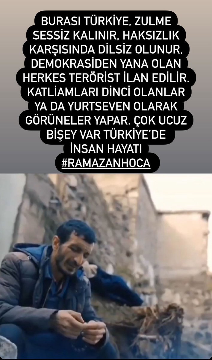 izzet_teker's tweet photo. TÜRKİYE’ de en ucuz şey insan hayatı… 

#RamazanHoca 
#KatliamDevamEdiyor 
#turkiye
#ölüm https://t.co/FLCxKMFaZN