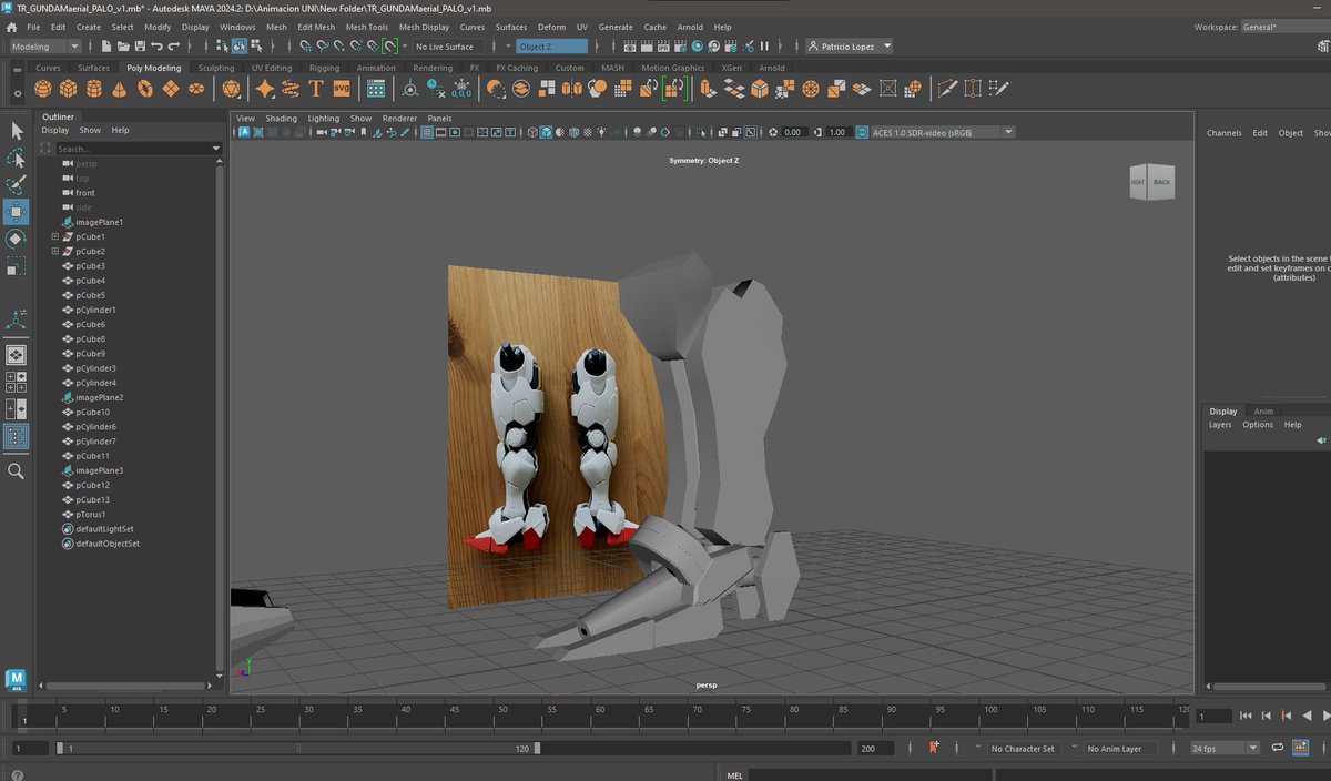 ps vamos avanzando en el modelo del GUNDAM AERIAL
me estoy divirtiendo un chingo :)