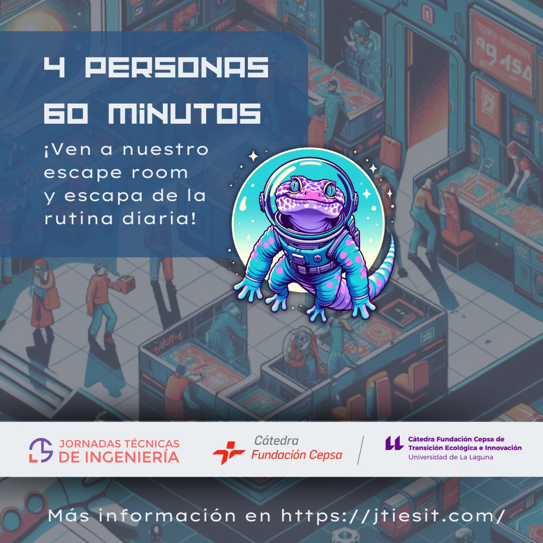 jtiesit's tweet photo. 🚀 ¡Prepárate para una experiencia única en las JTI! 

Este año traemos una variedad increíble de actividades. Compite en desafíos estimulantes y conecta con otros entusiastas de la ingeniería 🙌

Marca tu calendario 📅 y únete a nosotros para una experiencia inolvidable #JTI2024 https://t.co/maXsZyjXzD
