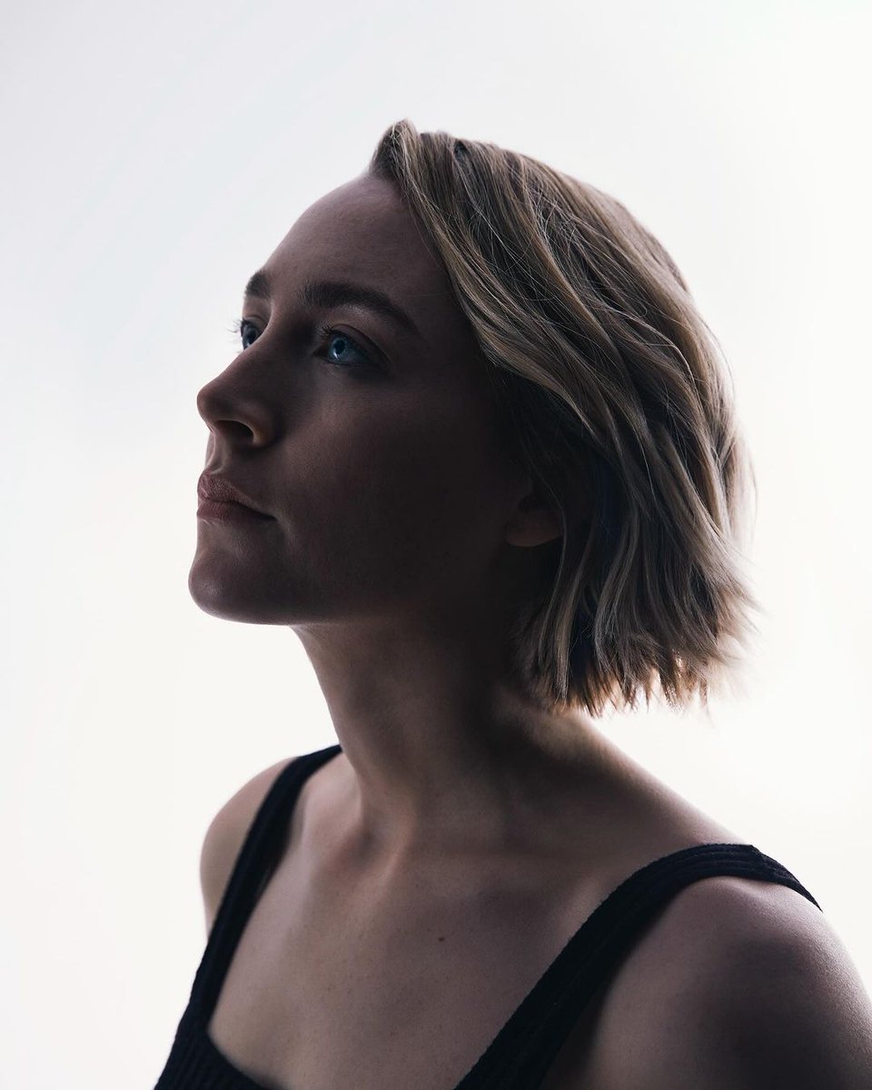 'I delivered seven lambs. Lambing season takes place at a certain time every year. In Orkney, it’s around April. We would get to the farm at about 4:30am. We did it for about three or four days.' Saoirse Ronan photographed for @Variety by Nicol Biesek at Sundance Film Festival.