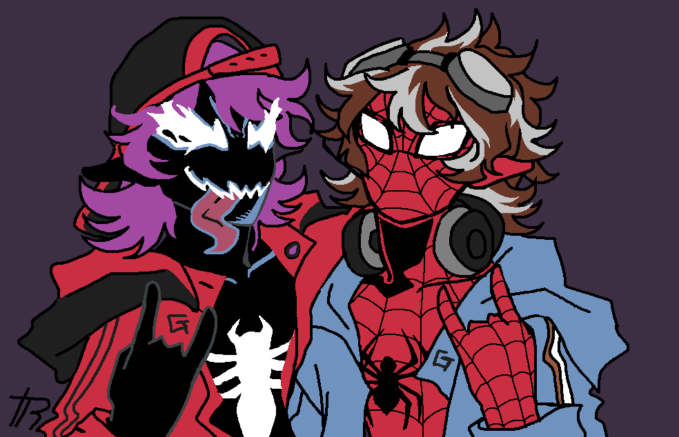 ruteartista's tweet photo. Gucci Venom e Gwen Miranha! 🕷️🕸️

#DOSMPBR #DOSMP #drawing #paintms #SpiderMan https://t.co/y35z9h29Wi