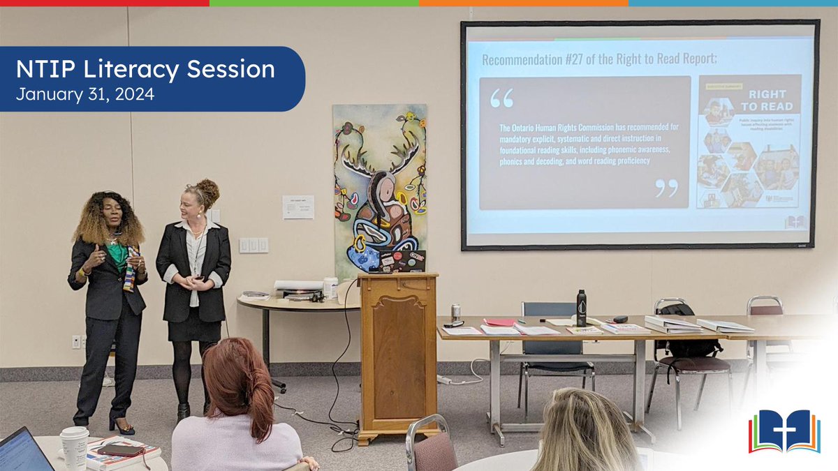 Gratitude, Patricia DeGuire, for enlightening our NTIP teachers on the OHRC's Right to Read Inquiry Report! Today's session honed in on the power of explicit and systematic instruction in reading and writing. #ycdsbliteracy <a href="/ycdsb/">York Catholic District School Board</a> <a href="/OntHumanRights/">The OHRC</a> <a href="/ONeducation/">Education Ontario</a> <a href="/ONlit_social/">ONlit.org</a>