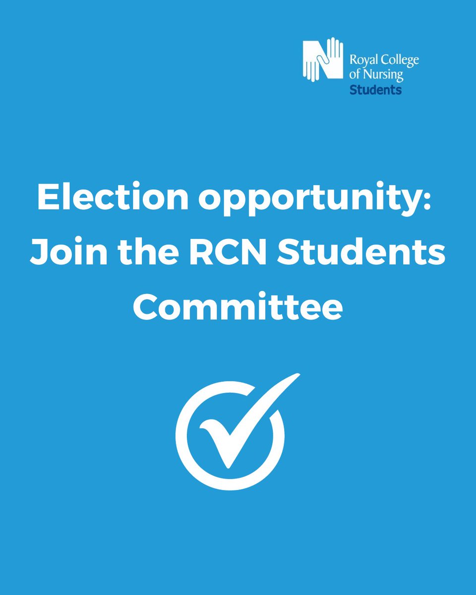🌟 Opportunity to join the RCN Students Committee 🌟
 
Are you:
✔️ Passionate about improving the student experience?
✔️ Confident to contribute to meetings?
 
If you answered yes, find out about the four vacancies on the committee.
 
Apply by the 26 Feb.

bit.ly/47Vprc8