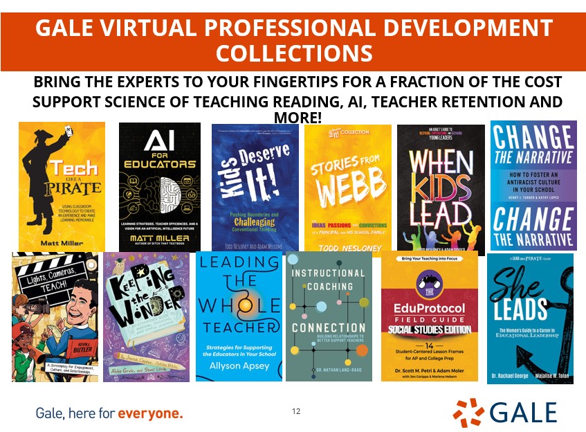 Excited for #TCEA24 and for Todd @TechNinja & Matt @jmattmiller sessions! Visit Gale Booth #717 to see how you can access their amazing PD books & other fav @burgessdave PD titles virtually - gotta see it to believe it 😎📷@galecengage
