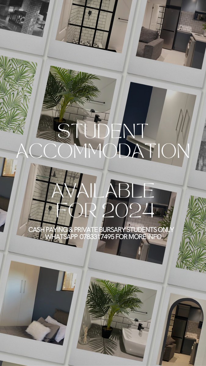 irafaanit_'s tweet image. Non-accredited accommodation available in Summerstrand in Gomery Avenue for females. Sharing rooms from R3750 and single from R4550. Electricity, Water &amp;amp; Wi-Fi included.

For more enquires,please dm me. Pictures are available upon request 🫶🏿

#Gqeberha #NMU #PETwitter #Students