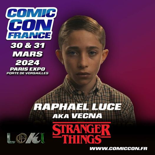 EuroConNet's tweet photo. GUEST ANNOUNCEMENT
#ComicConFrance
#RaphaelLuce
Paris, France
30 - 31 March 2024

https://t.co/zxucN0dAYX https://t.co/VzaNz3xkoI