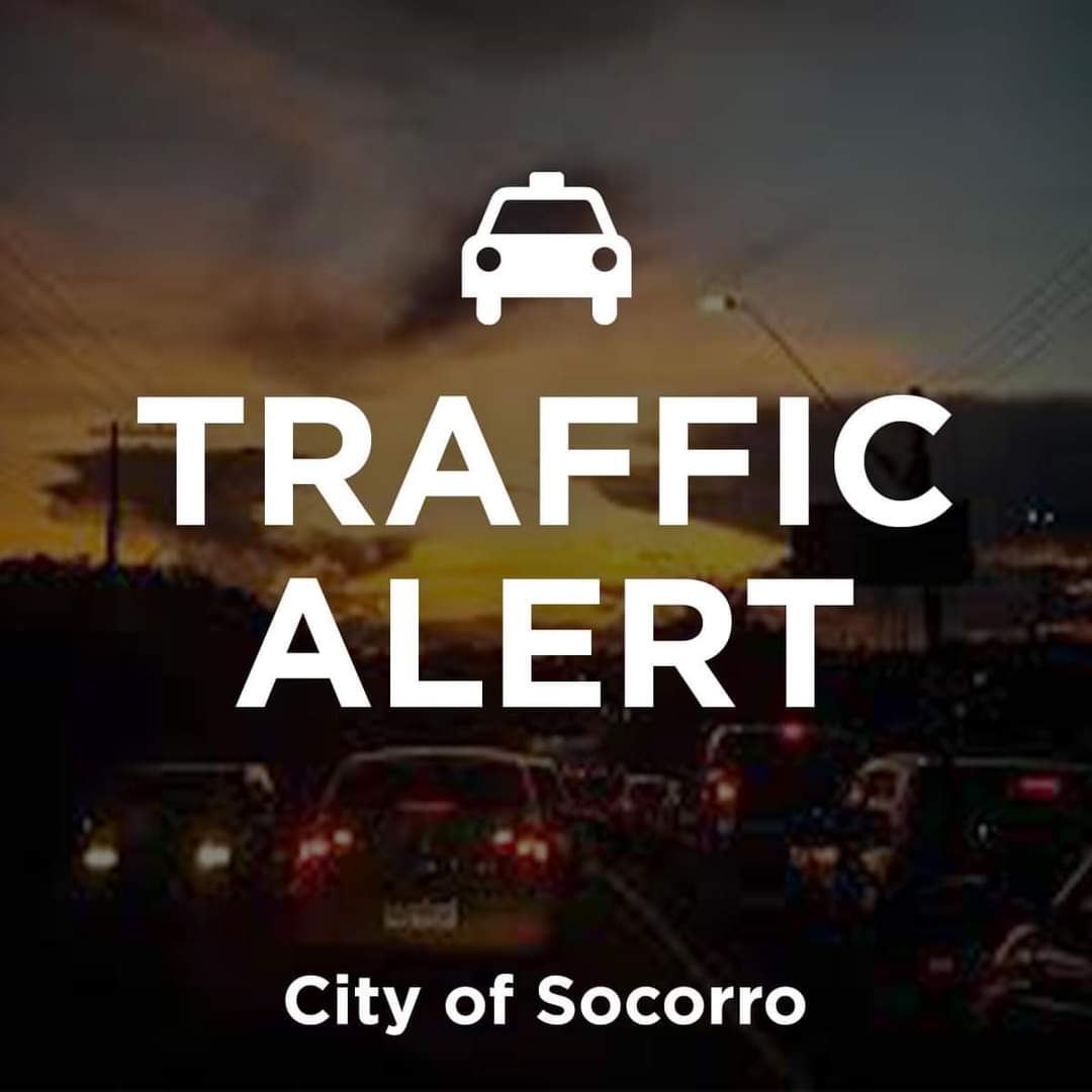 Socorro PD are currently conducting traffic control at the 900 block of  Horizon Blvd. With closures taking place at Thunder and Horizon.  Use Nuevo Hueco, North Loop,  Alameda and Moon as alternative routes.