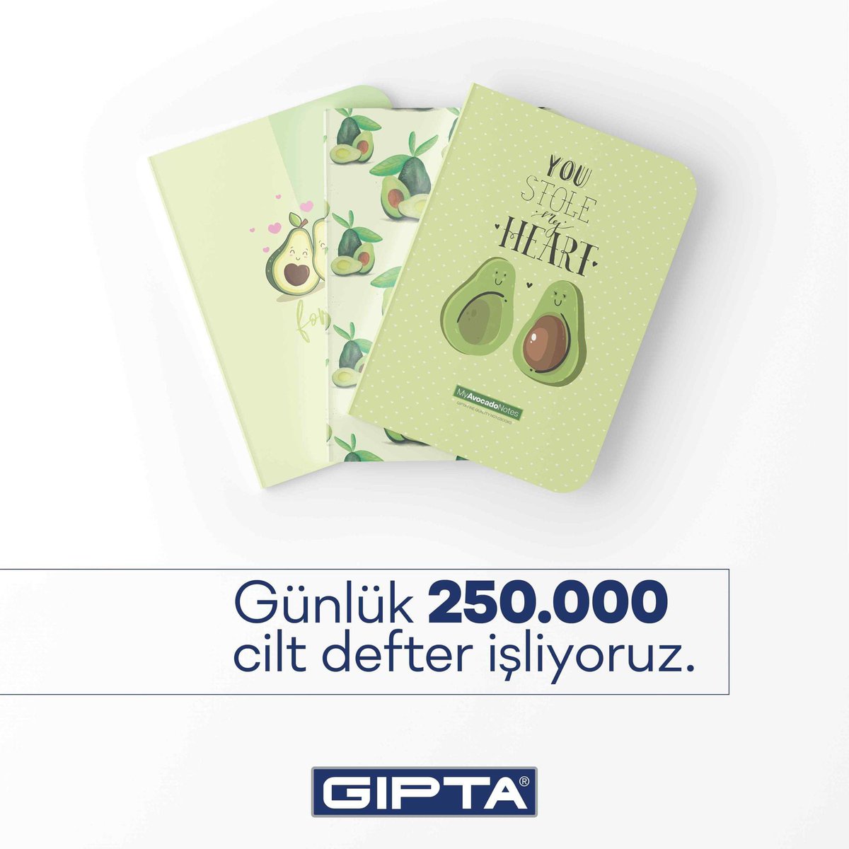 43.000 m² alana kurulu entegre tesisinde üretim yapan Gıpta; her zevke uygun tasarımın olduğu yüz binlerce ürünü, yüksek kalite standartları çerçevesinde sizlerle buluşturuyor.

#Gıpta #gıptadefter #defter #kirtasiyeaski #kırtasiyeürünleri #ajanda #aquarel #notebook #gıptaajanda