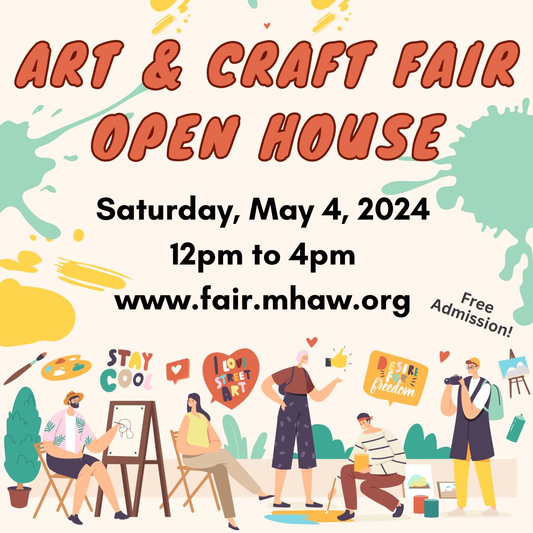 MHAWSuffolk's tweet photo. 🎨 Experience the magic of art and community at the Art &amp; Craft Fair Open House! 🎵

🗓️ May 4, 2024 | 🕛 12-4 PM | 📍 939 Johnson Ave, Ronkonkoma, NY

✨ Unique Crafts
🎶 Live Music
🍽️ Great Food
🎁 Raffle Prizes

FREE Admission! Vendor/Sponsor info ➡️ https://t.co/i6FQJ4YpQQ https://t.co/cZ28zJKC8d