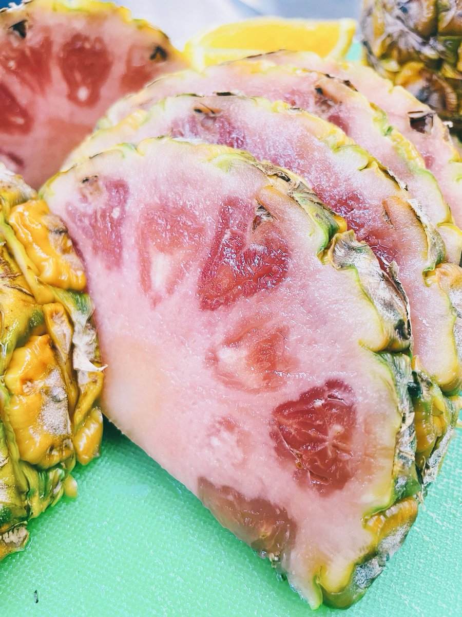 Spring semester means sharpening up on knife skills. It’s never a repeat session, there is always an unexpected twist! Today our featured guest: #pink #pineapple 🍍We were amazed! As this was our first time trying this tropical treat! #Spread💜 #cooptech #CTE 🎬