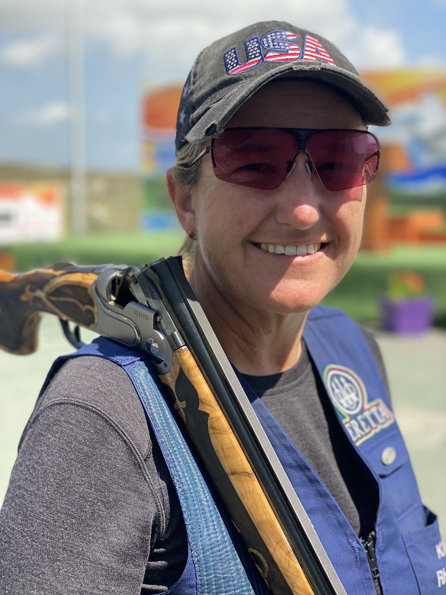 CaliforniaRifle's tweet photo. This is #KimRhode, one of California’s most successful athletes: 6 olympic medals (3x gold), 6x national champion, the most successful woman in her sport at the Olympics. Yet, you won’t find her name in the sports pages. Mainstream media refuse to cover her. Can you guess why? https://t.co/qA9JmP6IVF