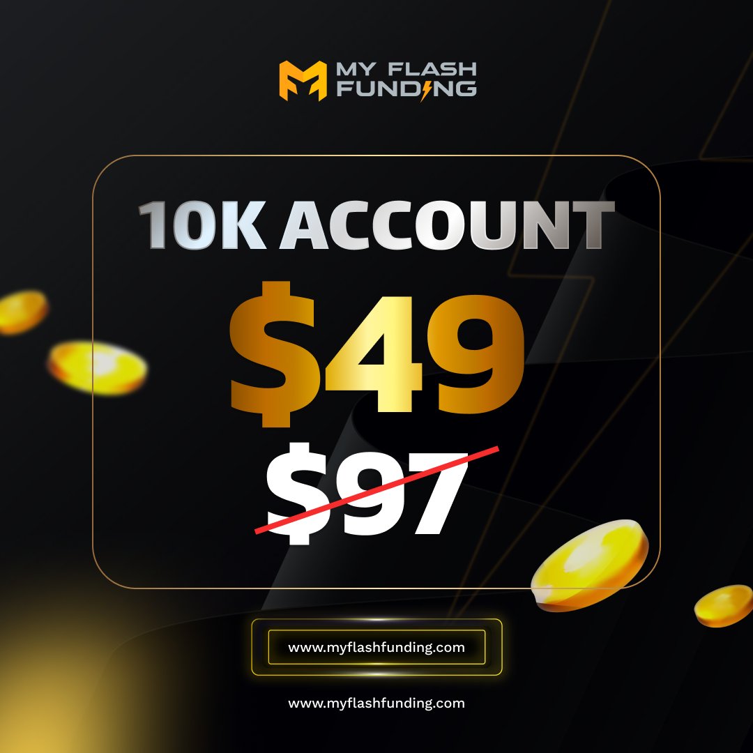 Final opportunity to grab your $10K account at a mind-blowing 50% discount! ⚡

Secure your funding for just $49.

Don't let this golden chance slip away. Act now 👉 myflashfunding.com