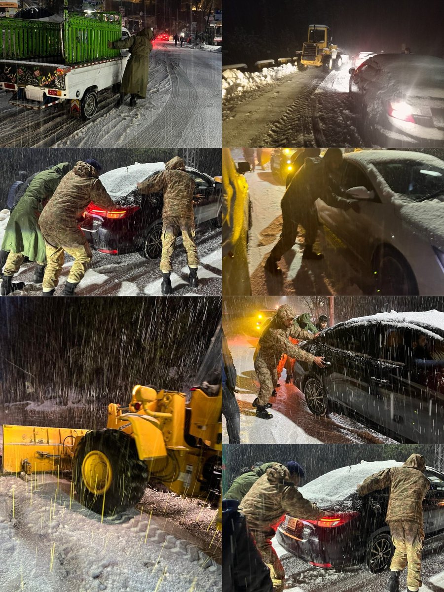 ZEUS_PSF's tweet photo. Pakistan Army soldiers clearing the roads in the hilly areas, specially snow affected areas 🌨️🇵🇰

Pakistan Zindabad https://t.co/7HYFig4LLV