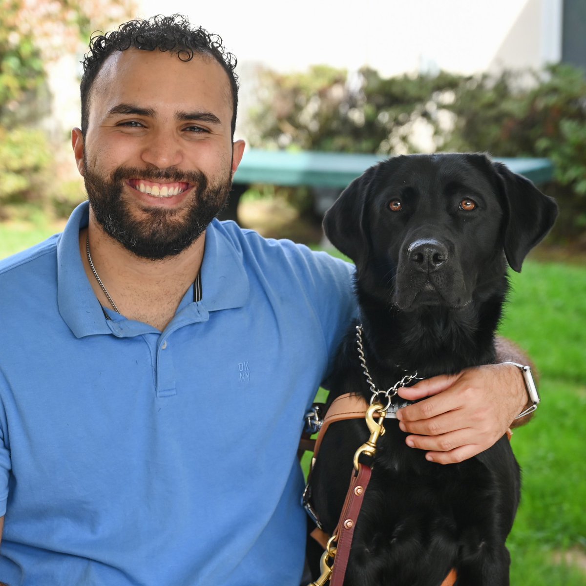 'I did the whole walk... it took me less than ten minutes to do. By myself, that would've taken at least 30 minutes. I felt so empowered.' - Chris, a recent graduate, when asked how it felt to walk at night for the first time with his guide dog, Naomi