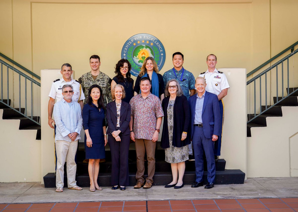 cfedmha's tweet photo. During the Regional Ambassadors Conference hosted by @INDOPACOM, CFE-DM shared insights with ambassadors and military representatives on #ClimateChangeImpacts in the region. We also had an engaging demonstration of #DisasterAware, presented by our partners at @PDC_Global. 🌍🤝 https://t.co/NnCFPj1RCJ