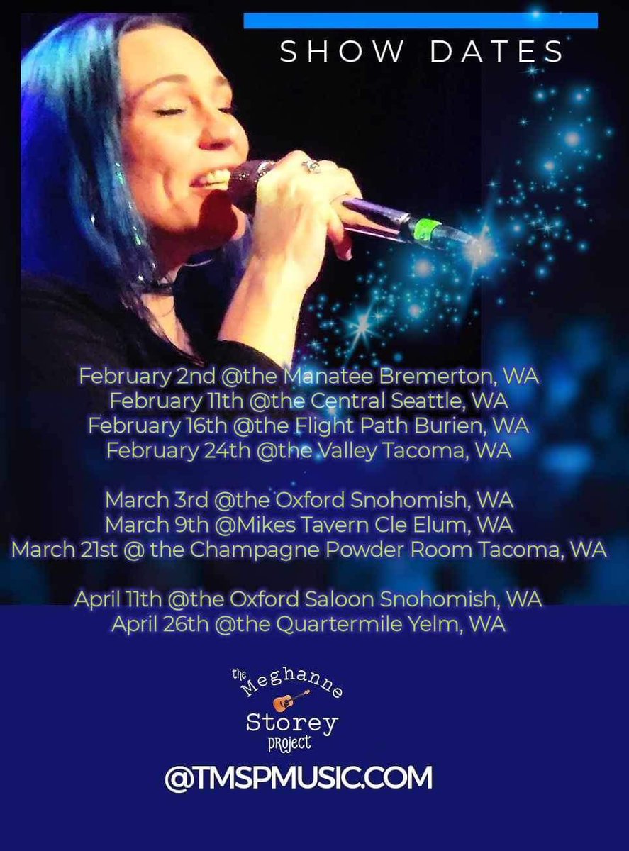 Meghanne_Storey's tweet photo. Show dates! Are we playing at a venue near you? Come check us out!
https://t.co/gvGlh4AX6p
#singersongwriter #artist #trendingartist #music #seattlemusician #tacomamusician #musicianlife #momlife #balance https://t.co/eSlzehjzd4