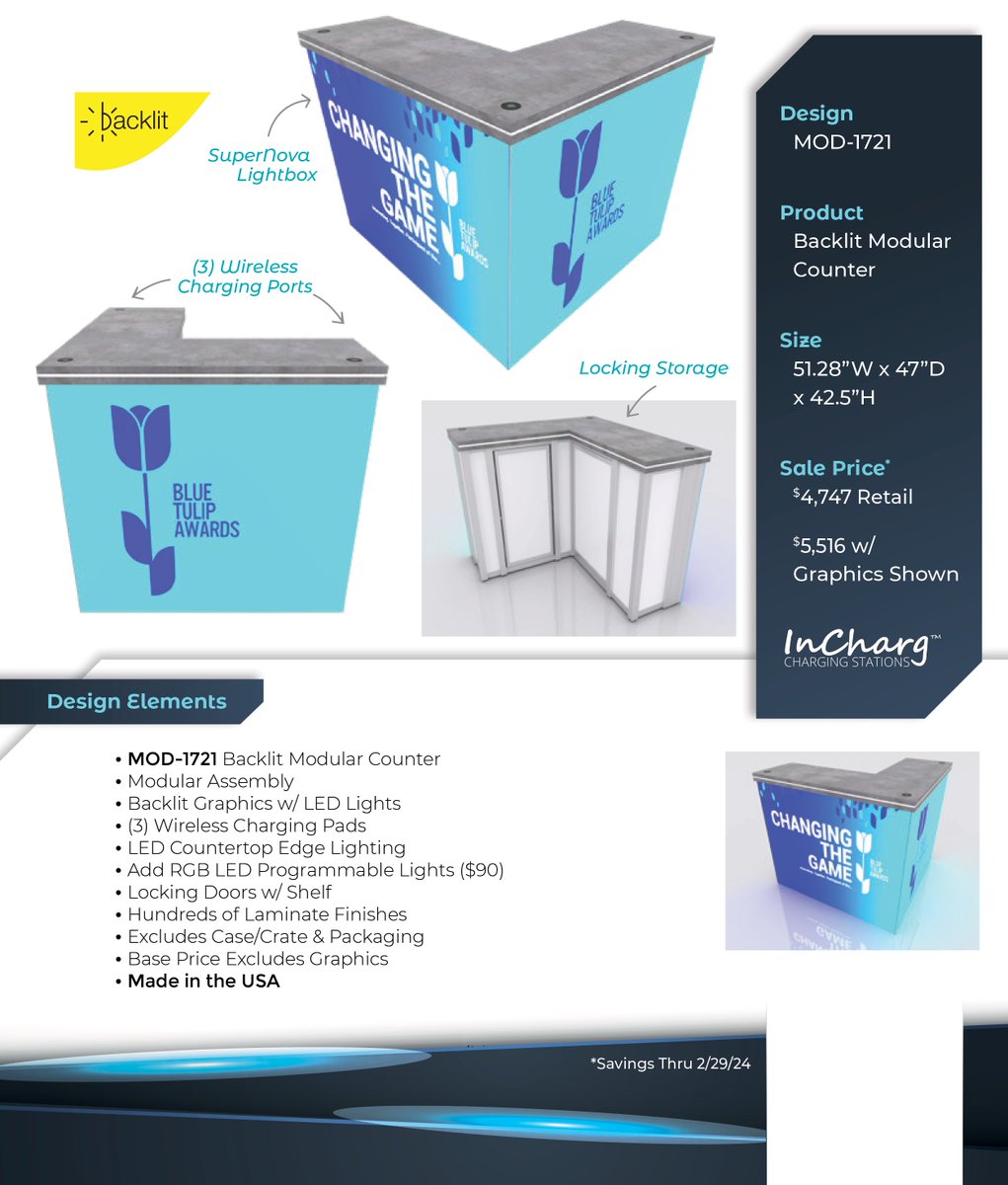 Take charge on savings! Save now on select counters with wireless charging pads.  Now - Feb 29th, 2024 #sale ow.ly/F3NJ50QrsG5
