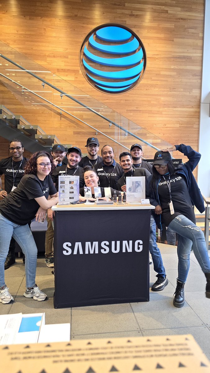 Boylston Street team excited for Samsung S24 launch day! Come in and take advantage of our great promotions.
Galaxy AI is here!
#GalaxyS24 #GalaxyAI <a href="/ShahKabir631/">Shahriar Kabir</a> <a href="/cala_anita/">Anita Arden Cala @Samsung</a> <a href="/Jasmine081423/">Jasmine Diaz</a> <a href="/BaezYasmine/">Yasmine Baez</a> <a href="/pnixnix/">Peter Nixon</a> <a href="/emilywiper/">Emily Wiper</a>