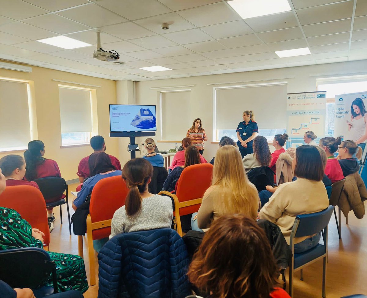 Pleasure to have welcomed @ARCantenatal this week to deliver a session to enable our teams to support families who face a suspected or diagnosed fetal anomaly. Offering practical, emotional and reflective approaches to care. @CHFTNHS #Onecultureofcare