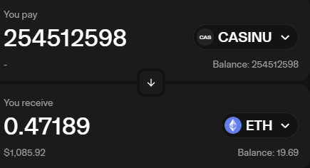 brazennectar's tweet image. $CASINU Airdrop is live