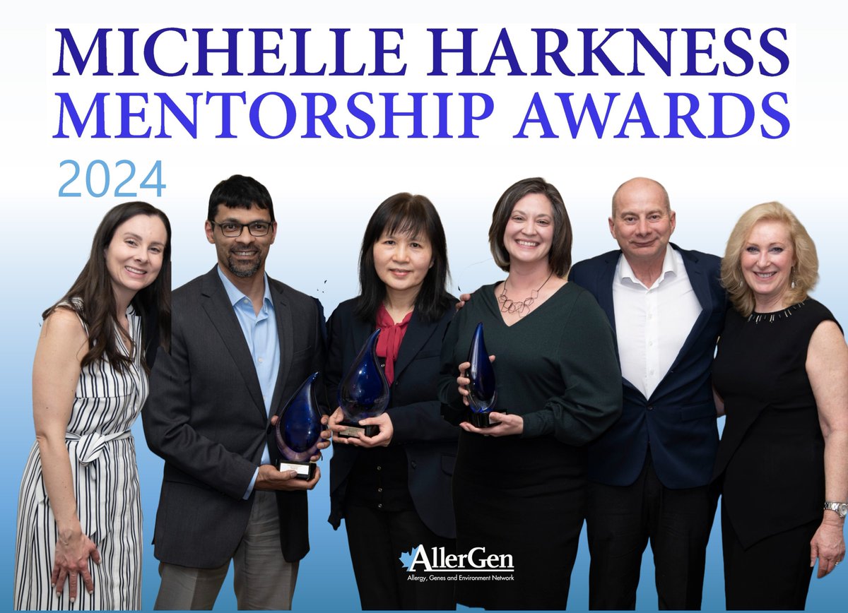 Great to celebrate the 2024 MHMA mentorship award winners Wendy Lou <a href="/UofT/">University of Toronto</a>, Meaghan Jones <a href="/umanitoba/">University of Manitoba</a> &amp; <a href="/theo_moraes/">Theo Moraes</a> <a href="/SickKidsNews/">The Hospital for Sick Children (SickKids)</a> with the Harkness family Glenn <a href="/TopofWorld4Kids/">Glenn Harkness</a> &amp; Kasey <a href="/xokaseyxo/">Kasey Harkness</a>

More: bit.ly/48z51qs
