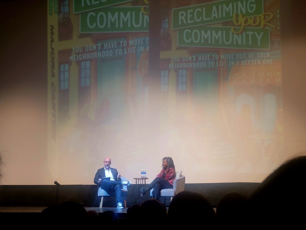 Thank you @RichlandSource, @RichlandFoundat and <a href="/RenTheatre/">Renaissance Theatre</a> for hosting the Kaleidoscope Conversation last night with Majora Carter . Our staff is feeling energized and we all greatly appreciate the efforts in bringing this important community discussion to Mansfield.