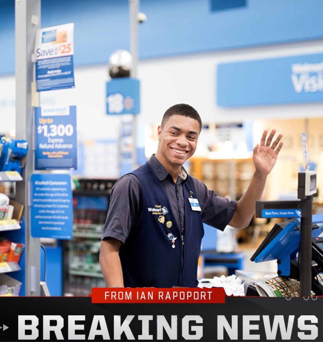 AMOSLOCKDOWN's tweet photo. BREAKING: The Washington Commanders have hired Walmart Employee Steve as their next Head Coach 🚨

A Sneaky good hire for Washington, they get their guy! https://t.co/buC1uXA1nq