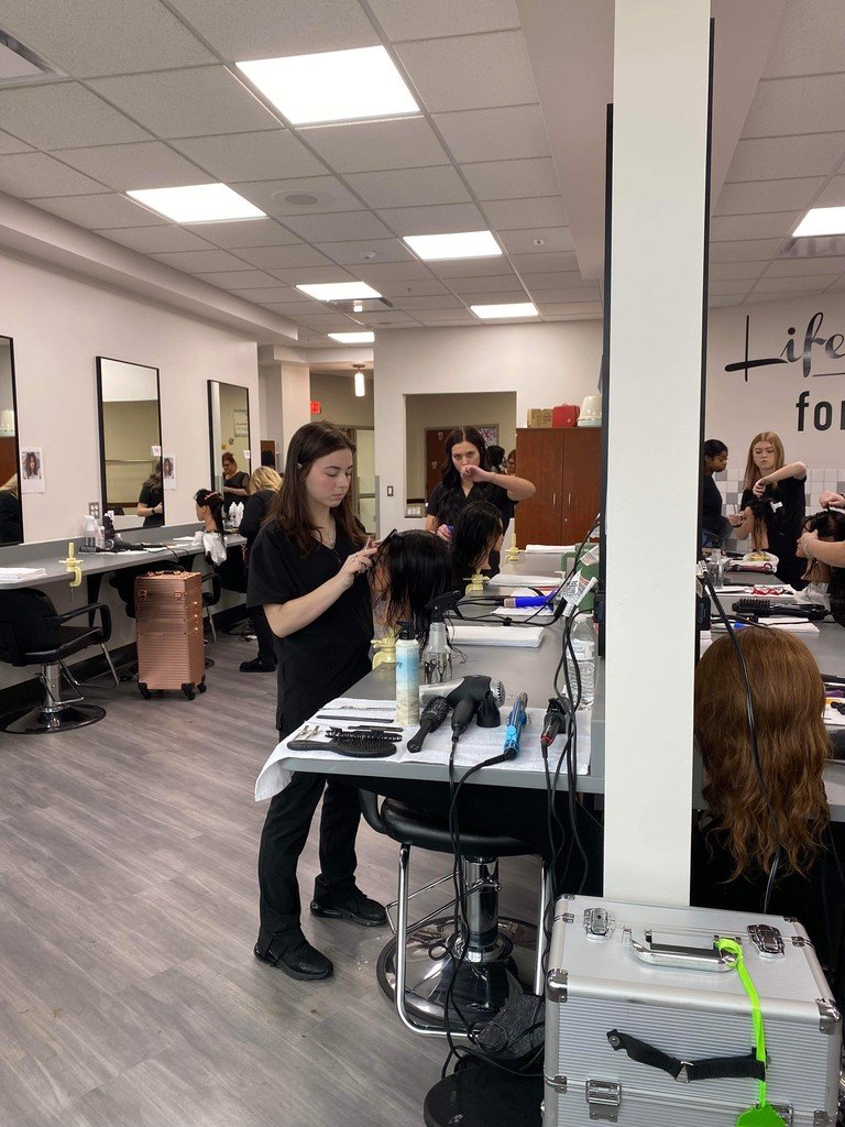 SCCIndiana's tweet photo. Skills USA Cosmetology Contest today at Prosser Career Center!! 2 of the 5 winners are SCC senior students! These girls will advance to State in April!
Way to go girls!
#SCCexperience #SCClearning #SCCcosmo #SkillsUSA #ProsserCareerCenter https://t.co/NttLNw0Raa