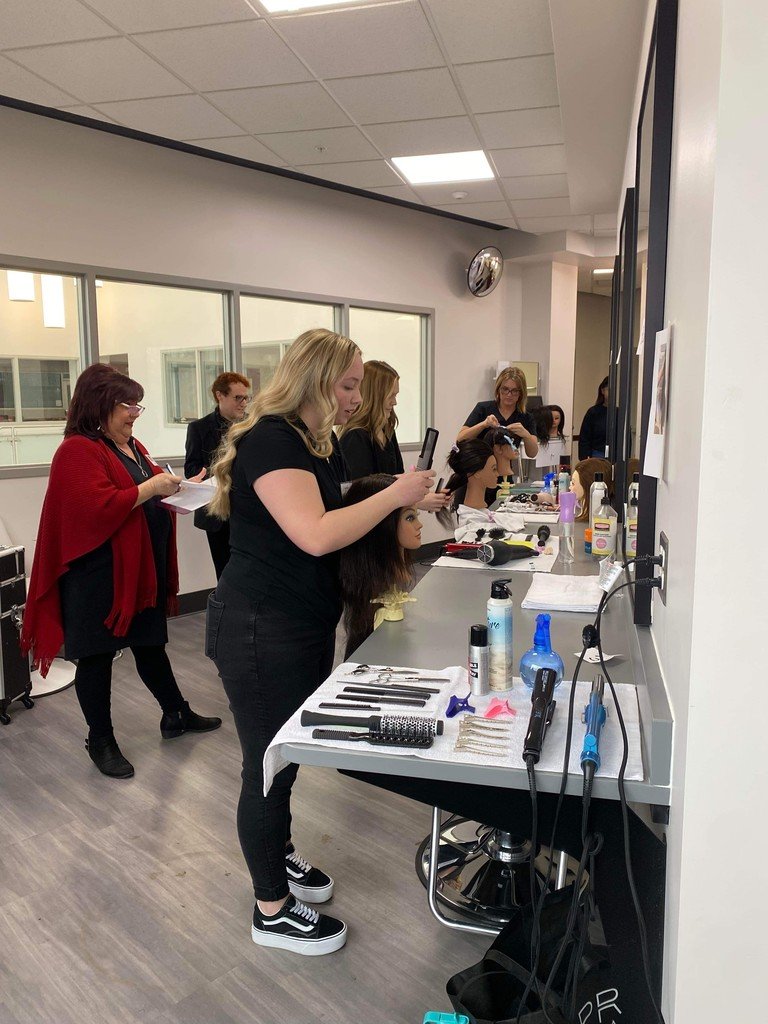 SCCIndiana's tweet photo. Skills USA Cosmetology Contest today at Prosser Career Center!! 2 of the 5 winners are SCC senior students! These girls will advance to State in April!
Way to go girls!
#SCCexperience #SCClearning #SCCcosmo #SkillsUSA #ProsserCareerCenter https://t.co/NttLNw0Raa