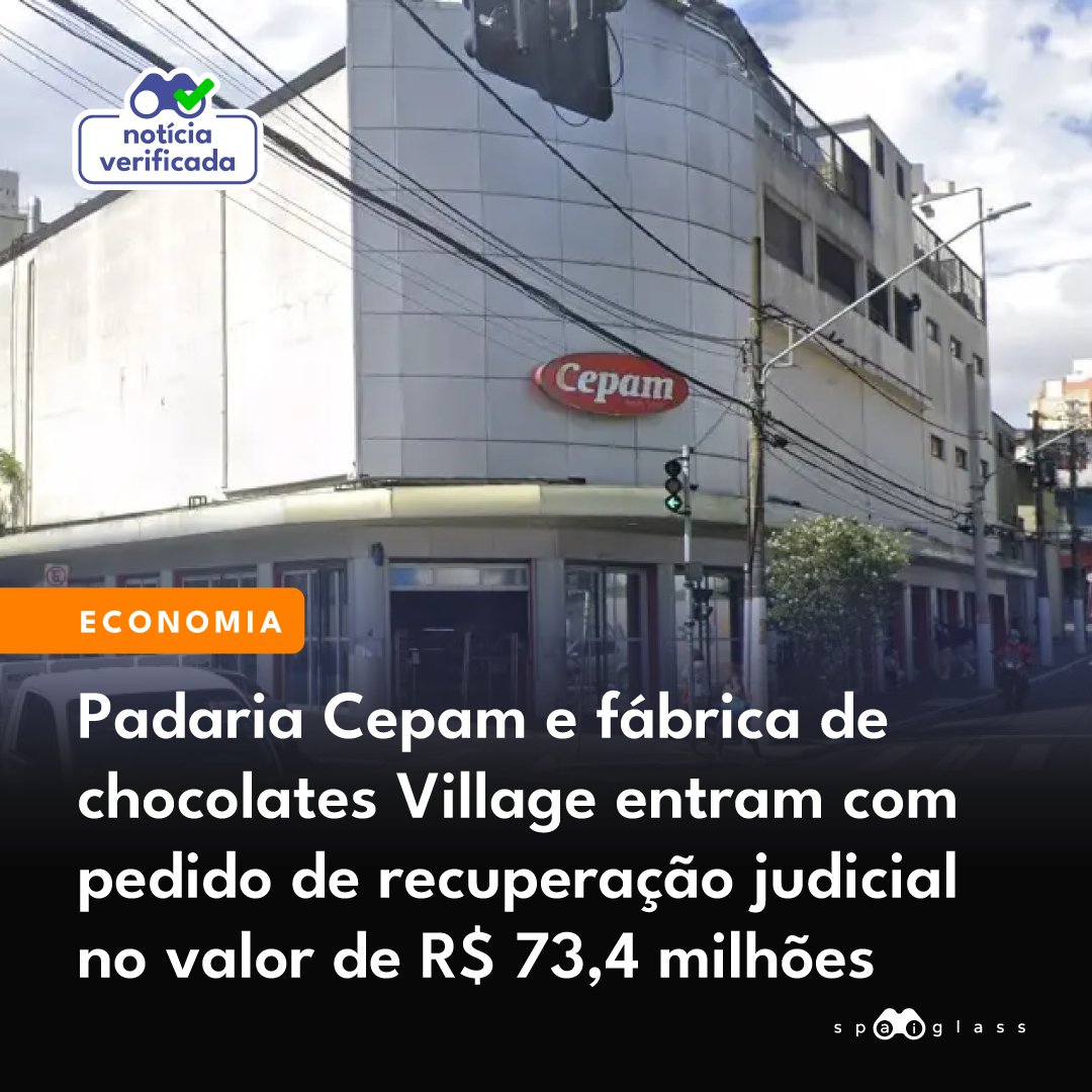 SpaiglassAI's tweet photo. Pandemia afeta faturamento e grupo precisa repactuar dívidas bancárias para manter funcionários ativos.
  Veja mais em https://t.co/xIRem7AoFw  
#IA #AI #padariacepam #chocolatesvillage #pedidoderecuperaçãojudicial #pandemia https://t.co/tZL92qkWdT