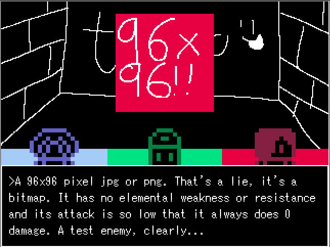 TedBoy5947's tweet photo. A look at the general battle aesthetic for #LucidReality! This is the first image of actual gameplay I'm showing too, even though it's a very early test thing :p https://t.co/5ADu5aywJ4