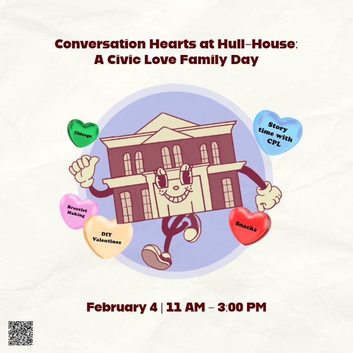 JAHHM's tweet photo. No plans for Valentine's Day? 💔 Check out these programs from Jane Addams Hull-House Museum 🏠 

Family Day
https://t.co/6wtCaXFgZ1

Sweet and Sour
https://t.co/vEsiY8AD9X https://t.co/KVdGF8QRea
