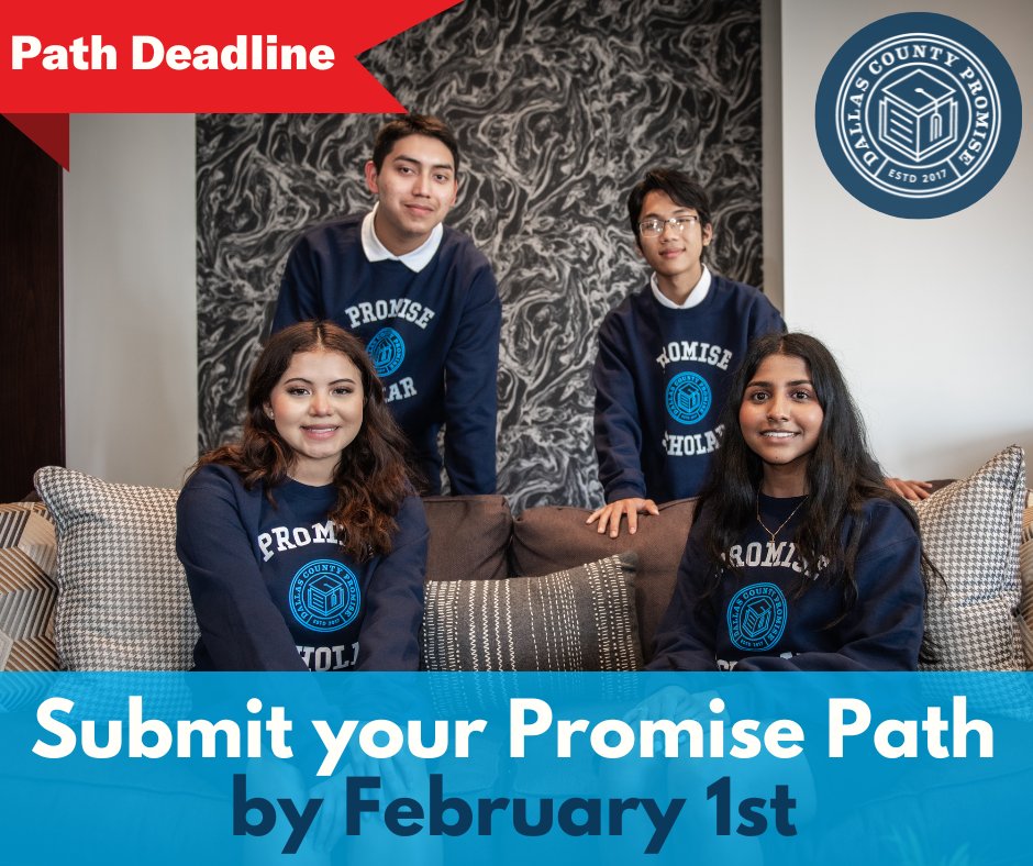 Dallas County Promise (@dallascopromise) on Twitter photo 👋TOMORROW- Submit your Promise Path by 11:59 P.M. 
🖥️ Click "Class of 2024- Submit Your Promise Path" on our website dallascountypromise.org 👋TOMORROW- Submit your Promise Path by 11:59 P.M. 
🖥️ Click "Class of 2024- Submit Your Promise Path" on our website dallascountypromise.org