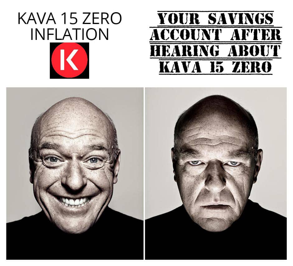 wesley415057273's tweet photo. I have submitted a meme for the task, which aims to bring laughter and knowledge through memes on the #KavaHub platform. Let's promote the idea of zero inflation and support the KAVA community. #KAVA15 #ZeroInflation @KAVA_CHAIN https://t.co/70dOC3HNi4