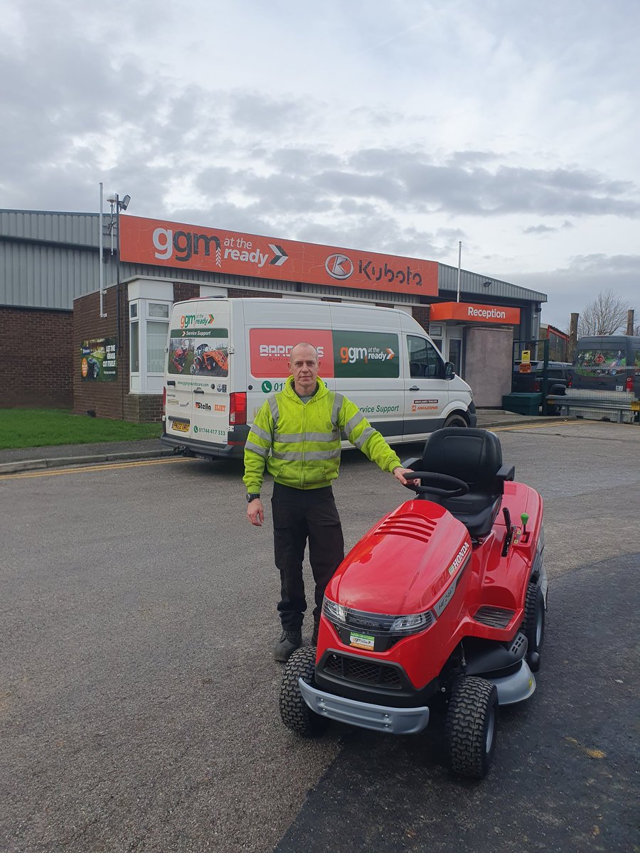 Our first <a href="/Honda_UK/">Honda UK</a> HF2417 being collected by its new owner today. Best of luck with the machine. Don't forget there's plenty in the range to suit commercial and domestic customers in different applications. <a href="/GGM_Ltd/">GGM Group Ltd</a>