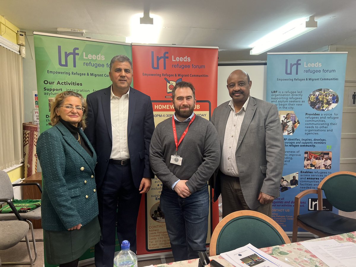 This evening Councillor <a href="/asgharlab/">Councillor Asghar khan</a> and I attended the <a href="/LeedsRF/">Leeds Refugee Forum 🧡</a> annual general meeting.

I am incredibly proud to have been made a trustee for the forum and look forward to working with the committee to build on the incredible work the LRF does.