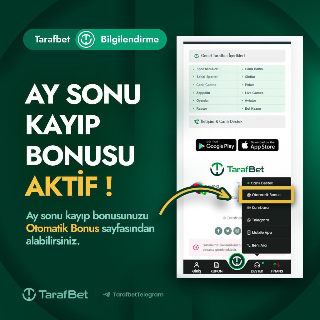 ❗️HERKES İÇİN VİP BONUSU AKTIF ! 

⁉️OTO-BONUS SAYFANA GİR BONUSUNU AL !

🎁AYRICA HER GÜN 1 KEZ ALABİLECEĞİN DÜELLO BONUSUNU KAÇIRMA !

🚀1000TL YATIR BONUSUNU AL 5.000TL YAP 10.000TL ÇEK !

❤️HER GÜN 1 KEZ ALABİLİRSİN FIRSATI KAÇIRMA!
