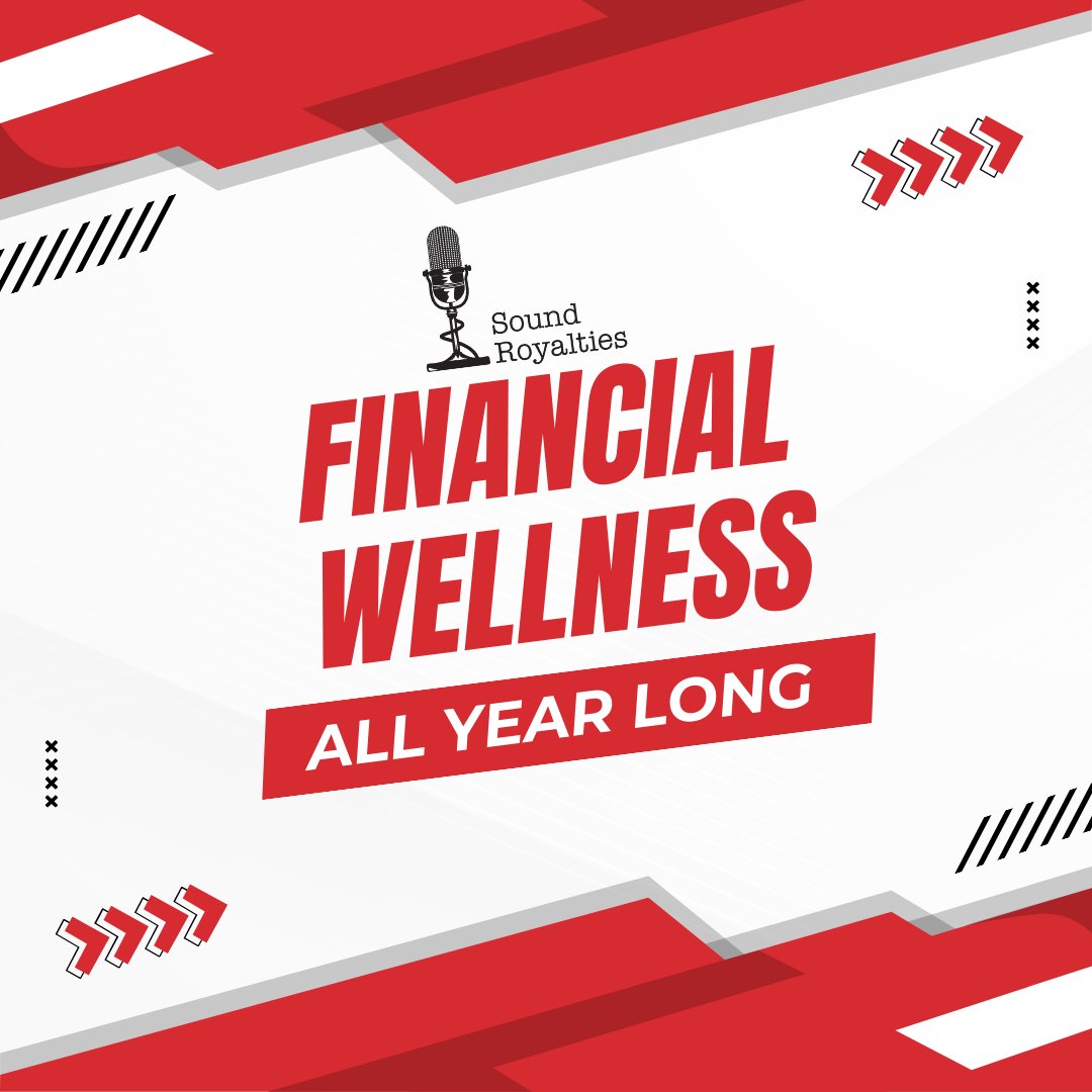 SoundRoyalties's tweet photo. Financial wellness isn’t just in January! Join our email list to keep up with more financial wellness tips, industry tools and resources, and Sound Royalties updates – all year long! Click here to subscribe: https://t.co/ivqIYWxEpt! #FinancialWellnessMonth #MusicFinance #MusicBiz https://t.co/BOaYK8H6BG