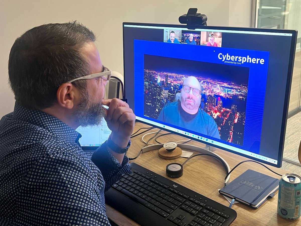 Catch a glimpse of the dynamic duo in action as we gear up for tomorrow's 2024 Cybersecurity Forecasting webinar! 📊 

Trust us, you won't want to miss this! Secure your spot 👉 bit.ly/48YsUYa