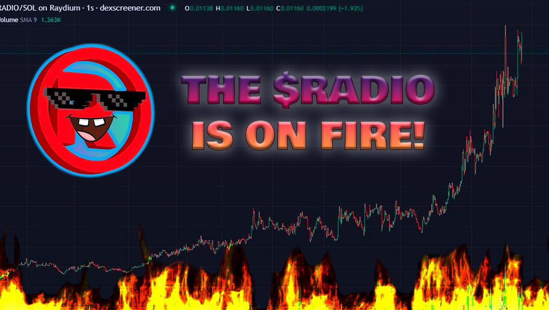 RADIOSHACKMEME's tweet photo. $RADIO is out of control!! Community seen on this chart! All the way up!!!

https://t.co/Fg1lnKxMyD

#solana #crypto #memecoin https://t.co/P9ssXhAizN